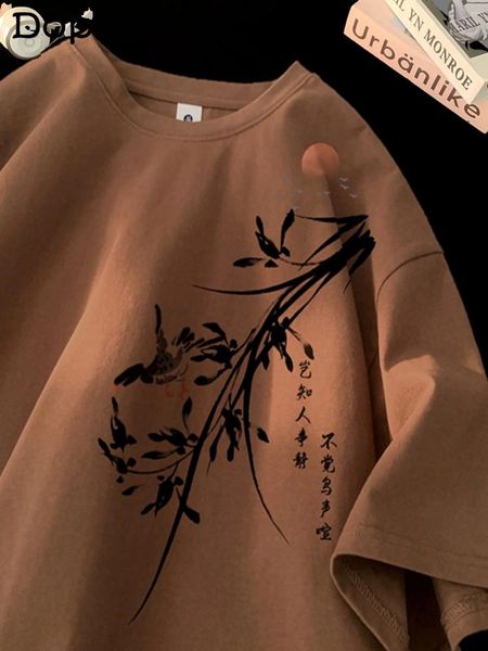 Mens T Shirts Short-Sleeved T-shirts 2024 Summer Cotton Fashion Printed T-Shirt Trendy Male Loose Comfort Half Sleeve, Wine red
Mens T Shirts Short-Sleeved T-shirts 2024 Summer Cotton Fashion Printed T-Shirt Trendy Male Loose Comfort Half Sleeve, Wine red