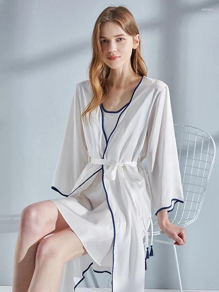 Clothing Home Natural Silk Night Gown&robe Sets for Women Pure Summer Nightgowns Ladies Robe Sleep Skirt 2 Pcs Set gowns
Clothing Home Natural Silk Night Gown&robe Sets for Women Pure Summer Nightgowns Ladies Robe Sleep Skirt 2 Pcs Set gowns