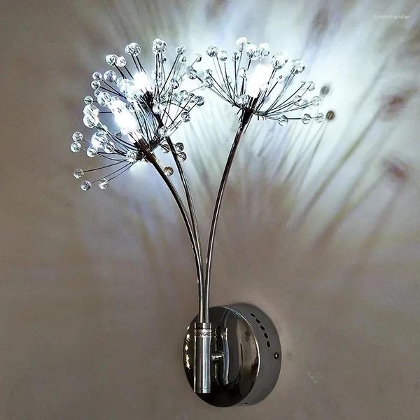 Lamps Wall Modern Minimalist Crystal Dandelion Lamp Living Room Background Hallway Bedroom Bedside Led Llight Decorative Lighting
Lamps Wall Modern Minimalist Crystal Dandelion Lamp Living Room Background Hallway Bedroom Bedside Led Llight Decorative Lighting