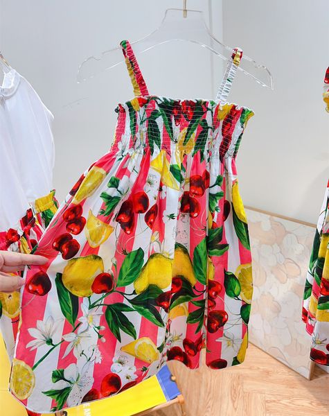 2024 Free Shipping Baby Girls Sleeveless Fruits Print Beach Dress Kids Summer Clothes, Blue
2024 Free Shipping Baby Girls Sleeveless Fruits Print Beach Dress Kids Summer Clothes, Blue
