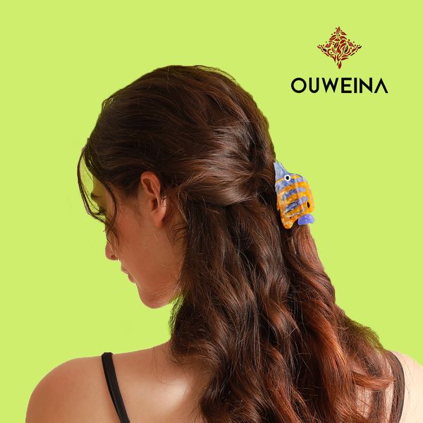 New original design multi-coloured fish acetate hair clip hair grip clip back of the head hair clip shark clip headdress
New original design multi-coloured fish acetate hair clip hair grip clip back of the head hair clip shark clip headdress