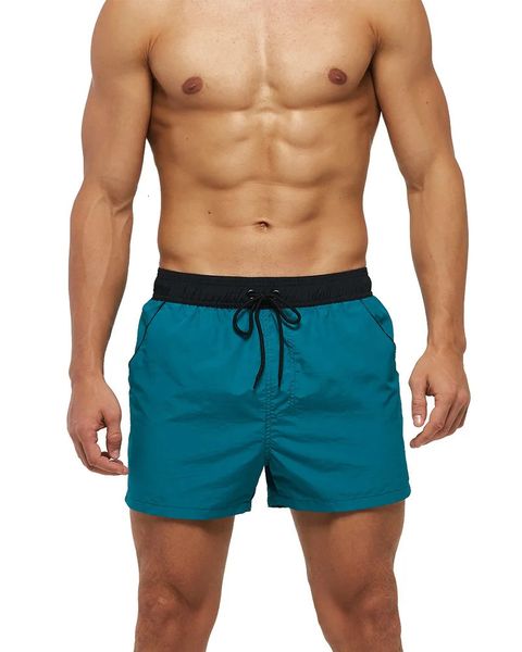 Swim shorts swimwear men quickdrying pants beach swimming mens swim summer surf boardshort 240407