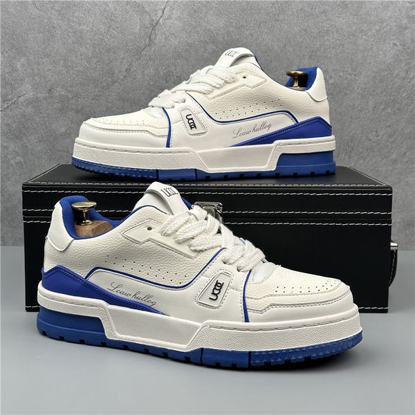2024 Casual Fashion Leather Men Non-slip Wear-resistant Sneakers Women Comfortable Flat Slip-on Spring Autumn Couple Shoes, White
2024 Casual Fashion Leather Men Non-slip Wear-resistant Sneakers Women Comfortable Flat Slip-on Spring Autumn Couple Shoes, White