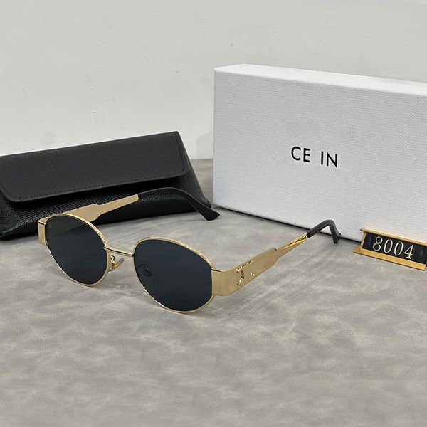Womens Sunglasses Designer Sunglasses Metal Frame Luxury Eyeglasses Summer Ellipse Lens Goggle Adumbral Fashion Polarized Sun glass 6 Color Optional
Womens Sunglasses Designer Sunglasses Metal Frame Luxury Eyeglasses Summer Ellipse Lens Goggle Adumbral Fashion Polarized Sun glass 6 Color Optional