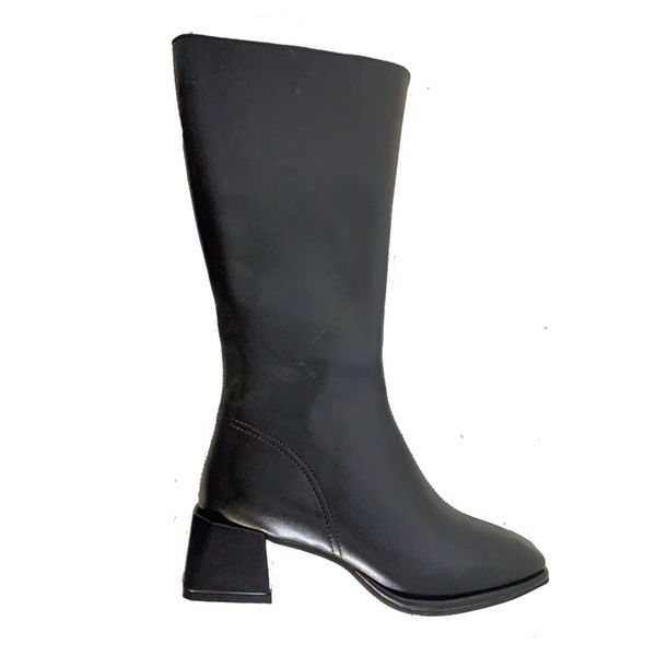woman shoe Winter casual round toe long leather boots, thick heels, knee high boots, women's shoes, Black
woman shoe Winter casual round toe long leather boots, thick heels, knee high boots, women's shoes, Black