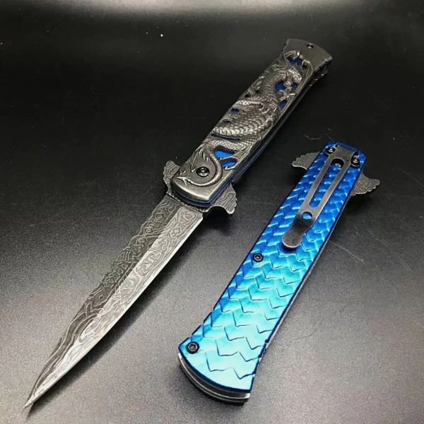 Dragon Handle Folding Pocket Knife 4.5" Closed, Stainless Steel Stonewash Blade Good for Outdoor Camping Survival and Hiking edc
Dragon Handle Folding Pocket Knife 4.5" Closed, Stainless Steel Stonewash Blade Good for Outdoor Camping Survival and Hiking edc