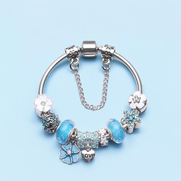 Silver Plated Heart Pendant Charm Alloy Bracelets for Women Girls Beaded Bracelet Jewelry
Silver Plated Heart Pendant Charm Alloy Bracelets for Women Girls Beaded Bracelet Jewelry