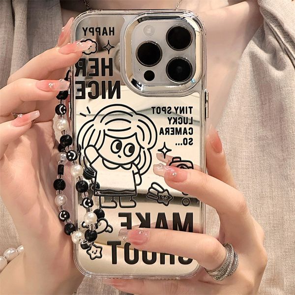 Glossy Cute Girl Mirror Designer Phone Case Cover For iPhone 16 15 Pro Max 14 13 12 11 Pro Max X/XS Max XR Glossy With Nice Phone Charm, Silver
Glossy Cute Girl Mirror Designer Phone Case Cover For iPhone 16 15 Pro Max 14 13 12 11 Pro Max X/XS Max XR Glossy With Nice Phone Charm, Silver