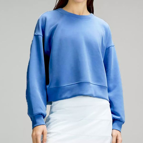 LL Yoga Sweatshirts Women Soft Perfectly Oversized Cropped Crew Pullover Muse Sweater Top Cotton Casual Loose Jogger Gym Long Sleeve Coats with Letter Logo, Burgundy【sweatshirts】
LL Yoga Sweatshirts Women Soft Perfectly Oversized Cropped Crew Pullover Muse Sweater Top Cotton Casual Loose Jogger Gym Long Sleeve Coats with Letter Logo, Burgundy【sweatshirts】