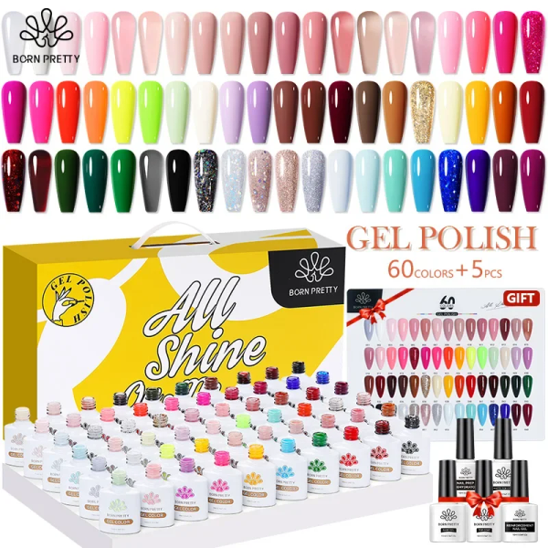 BORN Gel PRETTY 65 Colors Gel Polish Set Fall Winter Hot Color Gel Kit For Nail Art Design Whole Set Varnis Semipermanent Nail Gel
BORN Gel PRETTY 65 Colors Gel Polish Set Fall Winter Hot Color Gel Kit For Nail Art Design Whole Set Varnis Semipermanent Nail Gel