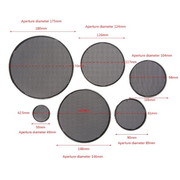 Shatter Resistant Stereo Speaker Mesh Protective Cover Grill Covers Easy to Install Audio Parts Video Accessories
