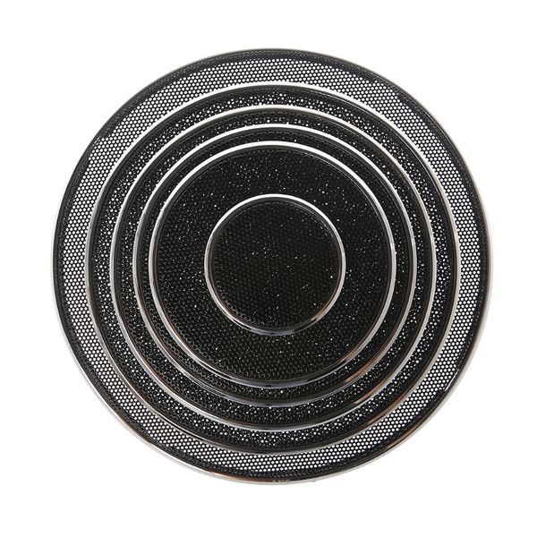 2 Pcs 1/2/3/4/5/6 Inch Speaker Steel Mesh Round Grill Protective Cover Circle WXTB