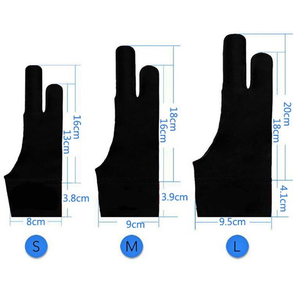 artist drawing glove for drawing black 2 finger — compare prices at CompareOffers