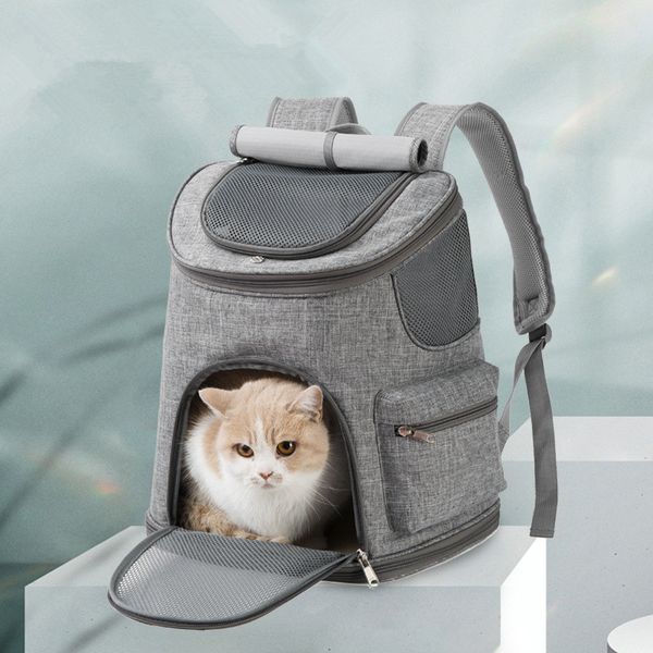 Sales factory pet bag 6 colors large capacity folding Oxford fabric light and casual pet backpack portable cat and dog backpack breathable fashion messenger bag 092#, Blue
Sales factory pet bag 6 colors large capacity folding Oxford fabric light and casual pet backpack portable cat and dog backpack breathable fashion messenger bag 092#, Blue