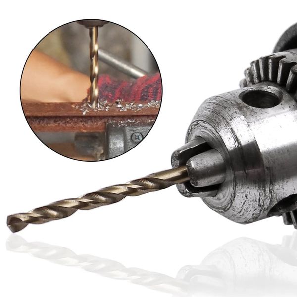 10pcs Coated Cobalt Drill Bit HSS High Speed Steel Drill Bit Set Tool Multifunctional Metal Drill Power Tools Woodwork