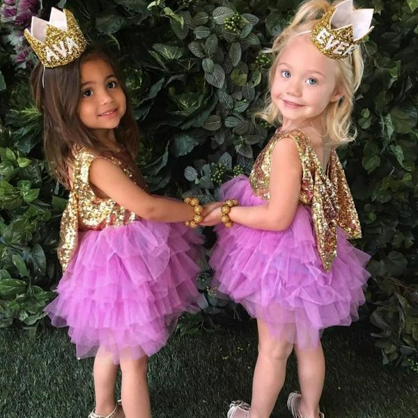 Girls' New Summer Dress with Fashionable Sequins Large Bow at the Back Multi-layer Mesh Dance Dress Suitable for Children, Pink
Girls' New Summer Dress with Fashionable Sequins Large Bow at the Back Multi-layer Mesh Dance Dress Suitable for Children, Pink