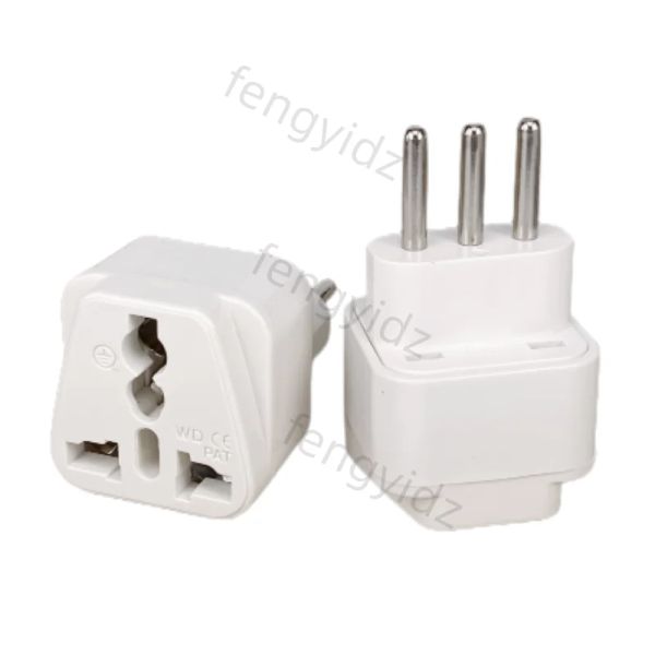 UK/US/EU/AU to Italy new Italy Italian 3 Pin Travel Power adapter Plug socket Italy home 2025 use travel Essential gadgets Universal Plug