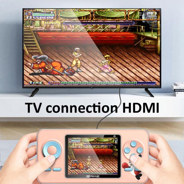 Handheld Game Players 8-bit 520-in-1 Games Portable Video Games Accessories Handheld Game Console Mini Ergonomic Retro Classic