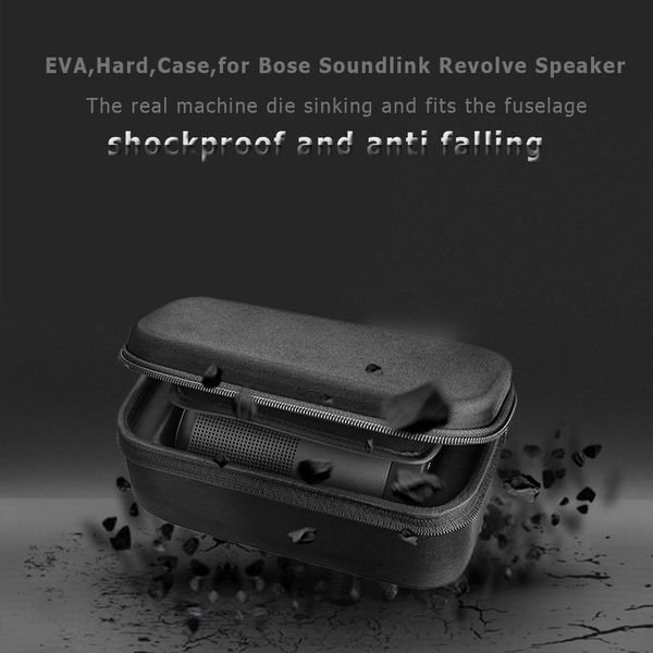 EVA PU Hard Protective Cover Case Pouch for Bose Soundlink Revolve Speaker