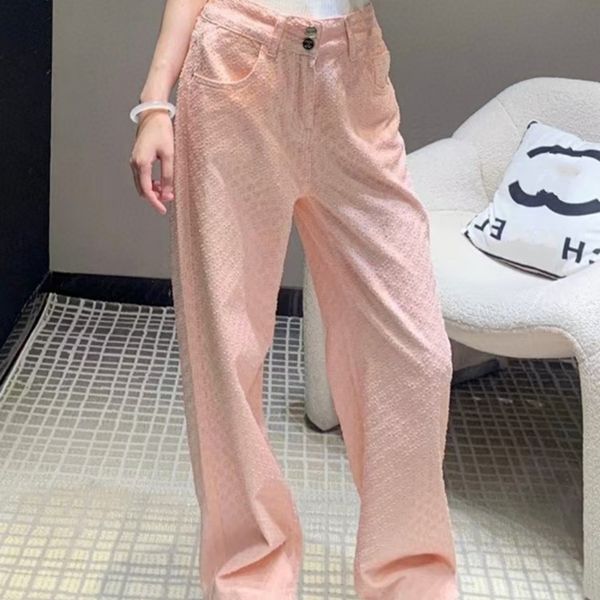 designer jeans women Channel summer new fashionable crochet craftsmanship high waisted straight leg slimming jeans, White
designer jeans women Channel summer new fashionable crochet craftsmanship high waisted straight leg slimming jeans, White