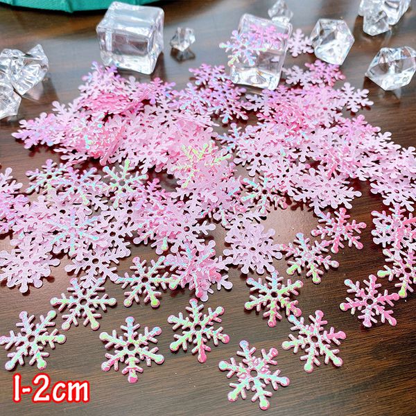200PCS/300PCS Artificial Snowflakes Decor Christmas Decorations For DIY Handmade Home Xmas Wedding Decor Material Home Decor