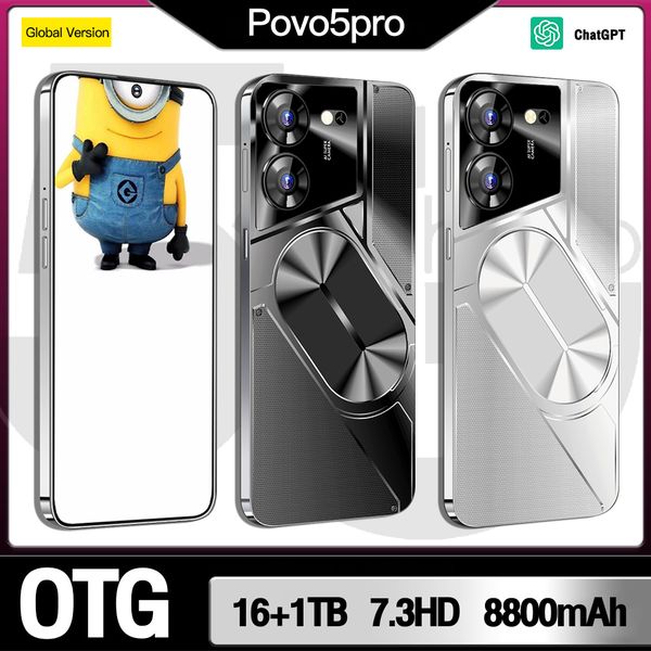 Cross-Border Povo5pro New Best-Selling in Stock 4G Netcom 6.53-Inch Android Smartphone 3 32 Foreign Trade Delivery 2, Multi-color
Cross-Border Povo5pro New Best-Selling in Stock 4G Netcom 6.53-Inch Android Smartphone 3 32 Foreign Trade Delivery 2, Multi-color