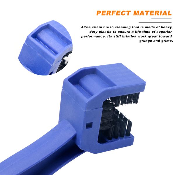 Bicycle Chain Clean Brush Motorcycle Gear Grunge Brush Outdoor Cycling Scrubber Tool MTB Bike Plastic Chain Cleaning Brushs