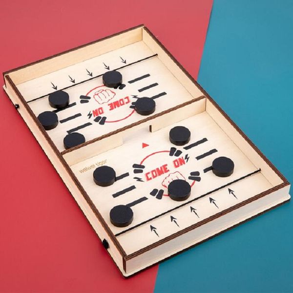 Classic table hockey sling puck game paced sling puck toys party game toys for adult children family board game