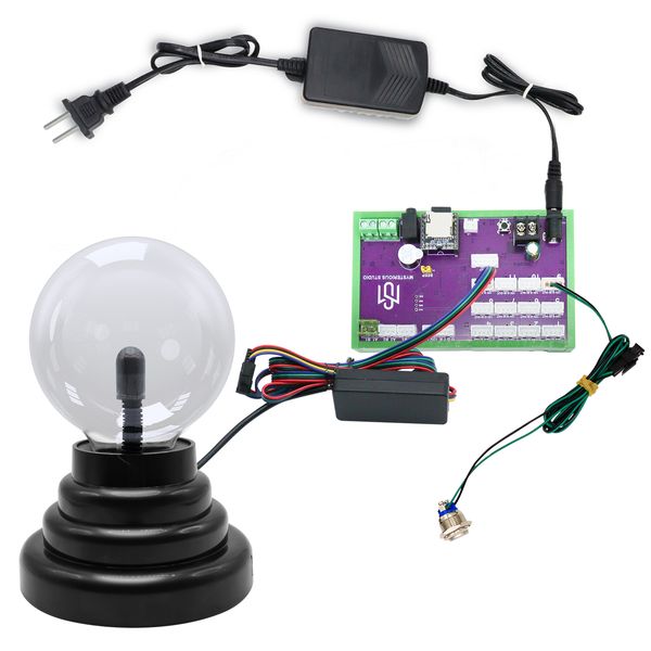 Mysterious studio Secret room escape game mechanism props Electronic puzzle plasma ball Static Luminous Touch with sound