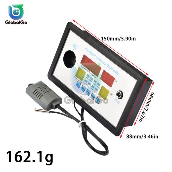 XM-18 Egg Incubator Controller Thermostat Hygrostat Full Automatic Digital Control with Temperature Humidity Sensor Probe