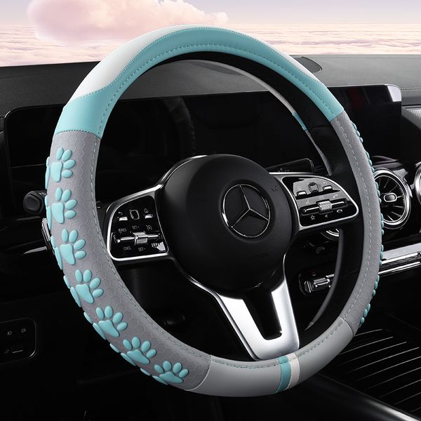 

cartoon Cute Car Steering Wheel Cover, Four Seasons Anti slip and Anti freeze