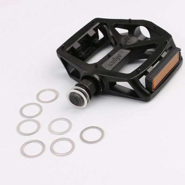10Pcs Bicycle Pedal Spacer Crank Cycling Bike Aluminum Ring Washers Protect The Crank Paint Accessories
