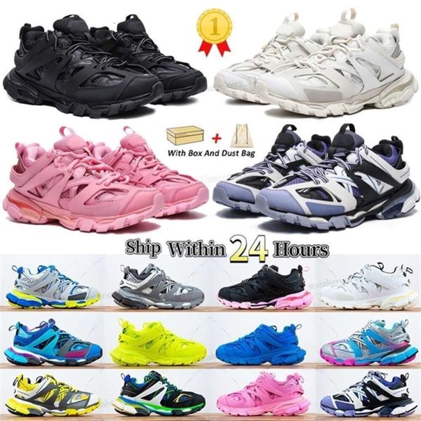 

Factory Direct Sale Casual Shoes Track 3.0 S Sneakers Paris Men Designers Women Triple White Black Pink Grey Beige Tracks 3 Sport Sneaker, 1_a