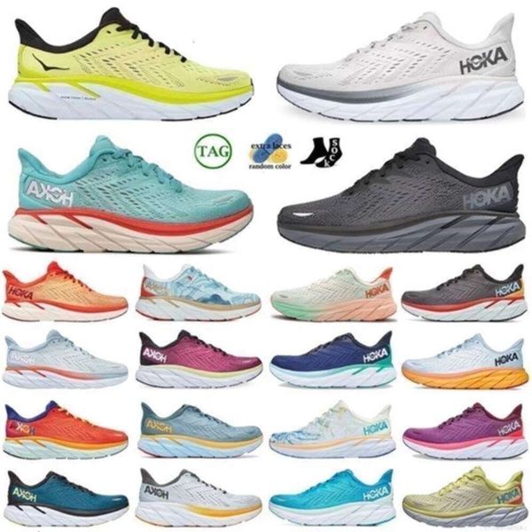 

Hokka One Bondi 8 2024 Running Shoes Womens Platform Clifton 9 Blakc White Harbor Mens Women Trainers Runnners 36-48, Color 4
