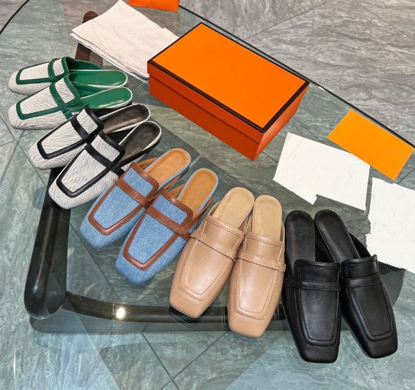 Designer women's Muller shoes Half Slippers slippers Wrap your toes raised wear non-slip loafers half-jog Ladies flat slippers sandals and slippers, Black+white
Designer women's Muller shoes Half Slippers slippers Wrap your toes raised wear non-slip loafers half-jog Ladies flat slippers sandals and slippers, Black+white