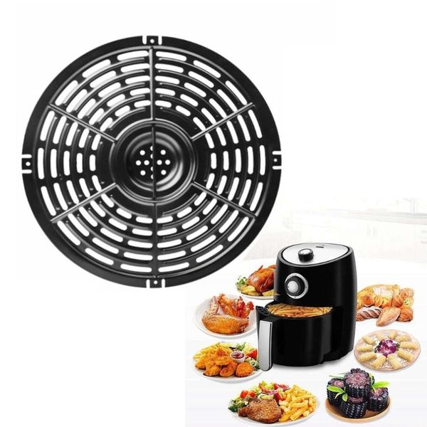 DHgate Air Fryer new Steaming Crisper Plate Non-Stick Fry Pan 2025 Replacement Steamer Rack Drop Shipping sold by DHgate