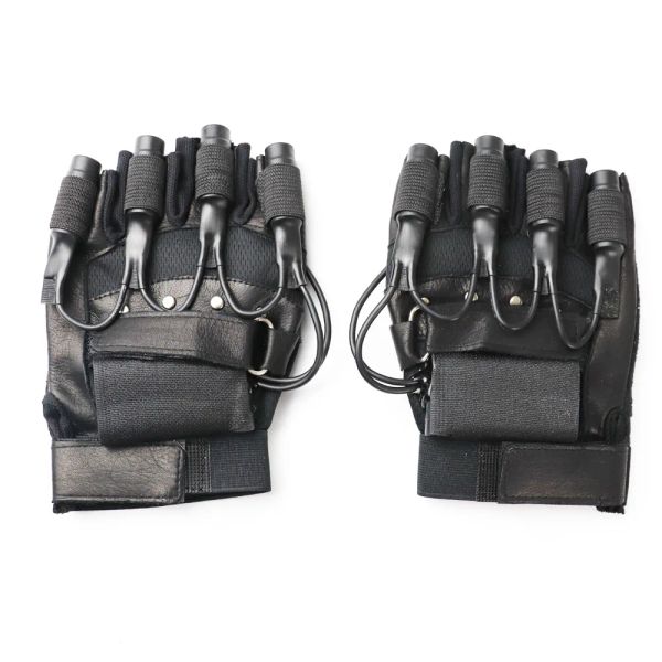 Quality DJ Club 4 pcs 650nm 100mw Red Laser Glow Gloves For LED luminous Costumes Show