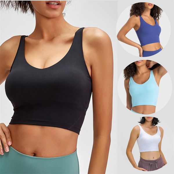 Lu Women Yoga Designer Align Tank Tops Gym Clothes U-shaped Yoga Bra for Women Casual Running Nude Tight Sports Vest Fitness Underwear Shirt, Black
Lu Women Yoga Designer Align Tank Tops Gym Clothes U-shaped Yoga Bra for Women Casual Running Nude Tight Sports Vest Fitness Underwear Shirt, Black