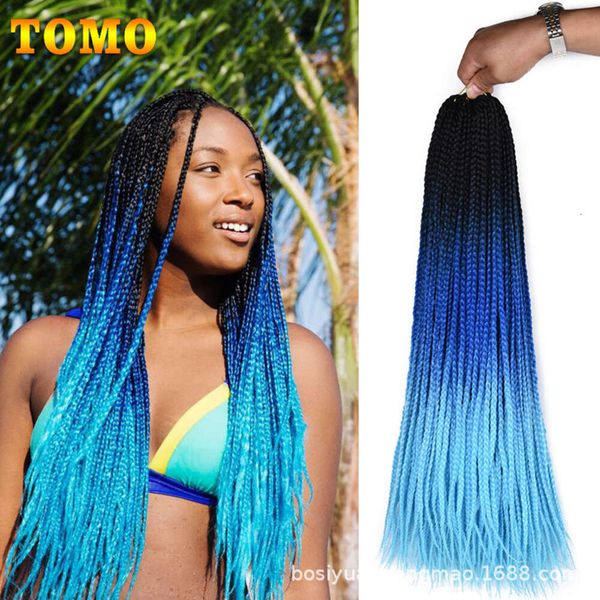 Tomo Reggae dirty braid wig color three strand braid colored box braids hair 24 inch, Black
Tomo Reggae dirty braid wig color three strand braid colored box braids hair 24 inch, Black