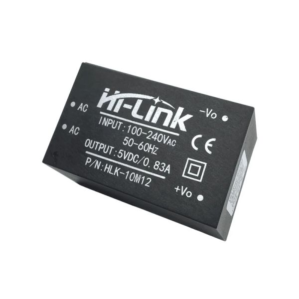 2pcs/lot AC-DC 10W HLK-10M12 220V to12V Power Converter Module Intelligent Household Compact Switching Mini Power Supply Module