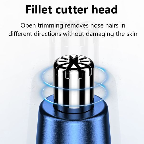 new 2 in 1 Electric Nose Hair Clipper Rechargeable Multi-kinetic Shaving Unisex Fully Automatic Washable 2025 Shaving Nose Trimmer