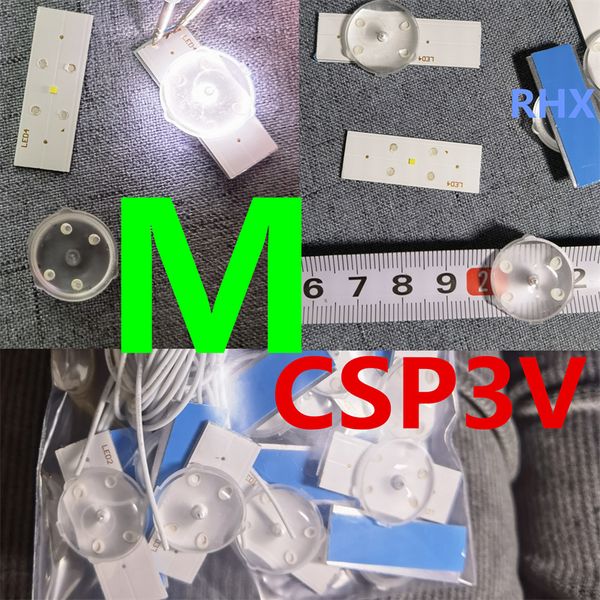 FOR 3V 6V Square lens aluminum lamp strip Concave new 2025 Lens for LED Backlight Strip Repair TV Hisense TCL Konka Skyworth 100%NEW