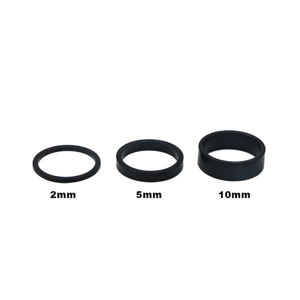 Bicycle Headset Washer Fork Spacers 2/3/10mm Aluminum Handlebar Washer Ring Gasket Front Fork For MTB Mountain 28.6mm Bike Stem