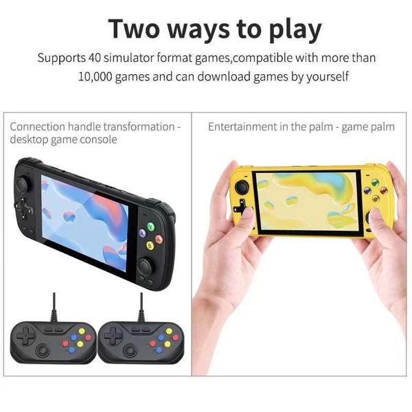 PS5000 5.1 Inch HD Screen Handheld Video Portable Game Console Double Retro Game