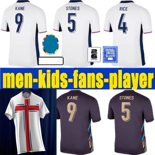 Euro KANE BELLINGHAM 24 25 National soccer jerseys MOUNT RASHFORD STERLING SANCHO GREALISH FODEN SAKA 2024 eNGLanDS Football Shirt Kids kit Unique PICKford byFlag, Beige