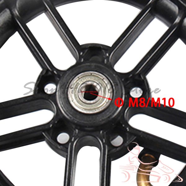 8mm 10mm inner hole Good quality wheel 200x45 8 inch Castor Wheel with Tyre & Tube motorcycle parts electric scooter