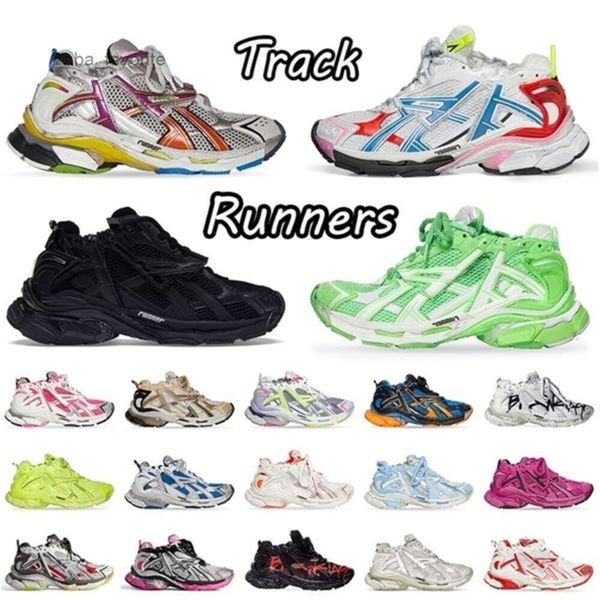 

Track 3 LED Shoe 2024 Track Runners Sneakers 7.0 Casual Shoes Brand Graffiti White Black Deconstruction Transmit Women Men Tracks Trainers Run, C42 multicolor 3546