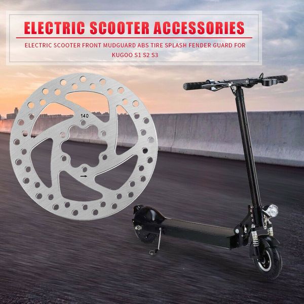 High Quality Material Disc Rotor Electric Scooter 140mm Brake Disc For 10 Inch Skateboa Longer Life Silver
