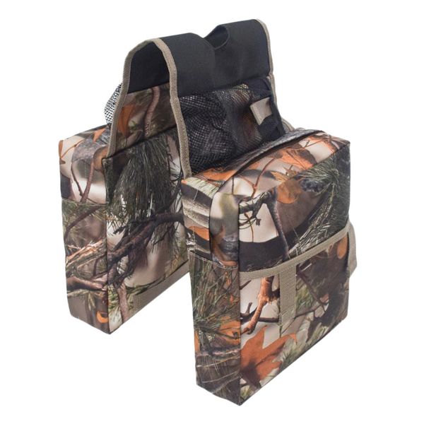 MagiDeal Universal Windshield Tool Kits Saddlebag Riding/Storage Bag Camo Motorcycle Luggage Accessories