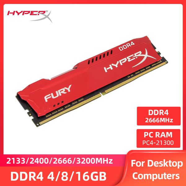 Memoria RAM DDR4 8GB 16GB 4GB 3600MHz 3200MHz 2666MHz 2400MHz 2133MHz Desktop Memory DIMM PC4-25600 21300 19200 1.2V 288Pins Ram